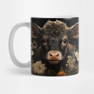 Vintage Retro Cottagecore Calf Mug